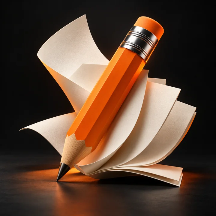 تصميم يعبّر عن كتابة المحتوى